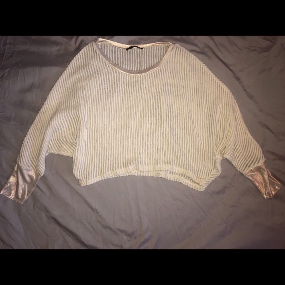 Slightly cropped sweater